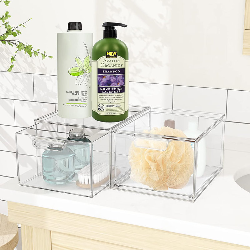 Margan Plastic 2 Compartment Makeup Organizer