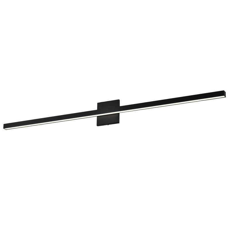 Ruhamah Dimmable LED Vanity Light, Matte Black