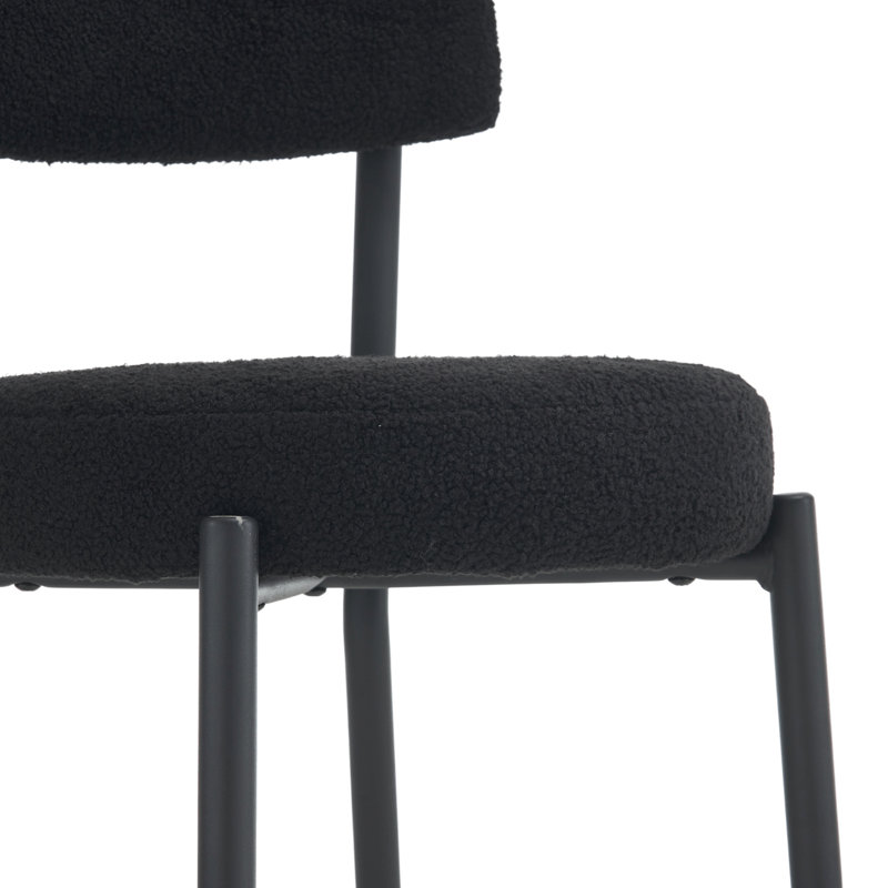 Ensemble de 2 tabourets de bar rembourrés Modern Teddy