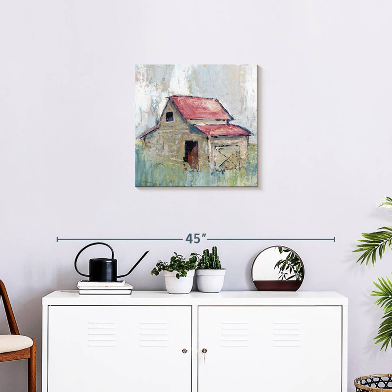 Lilie pastel Barn I, H 20 po x l 20 po
