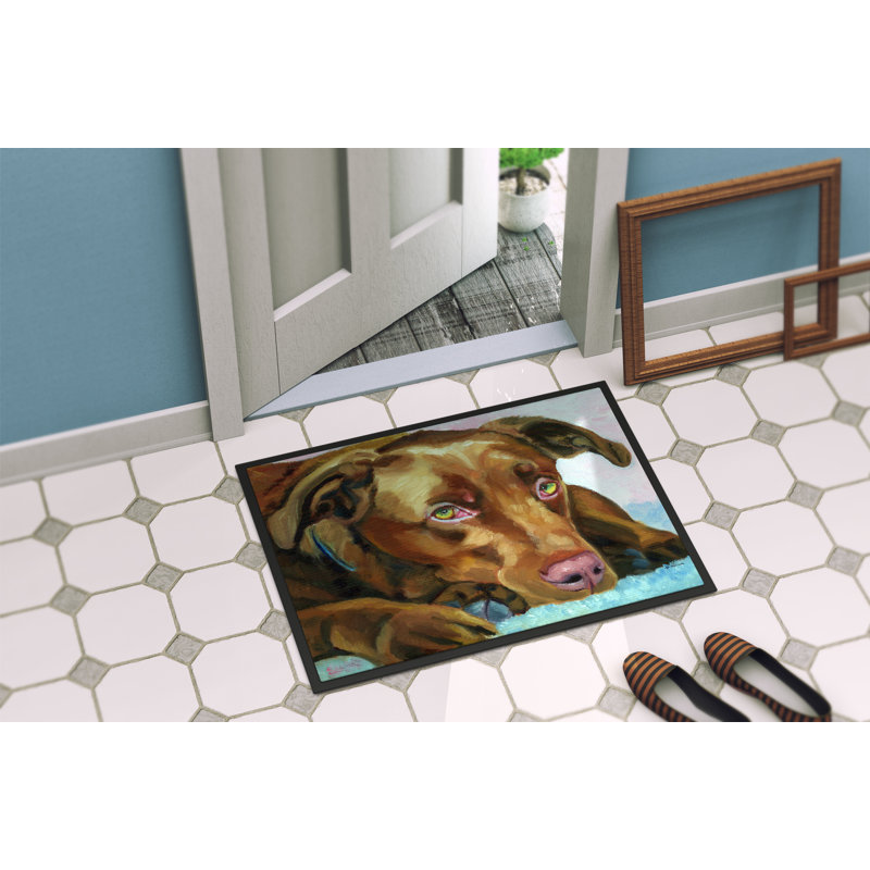 Paillasson d’extérieur antidérapant Whitinsville Labrador, Rectangle 2 pi x 3 pi