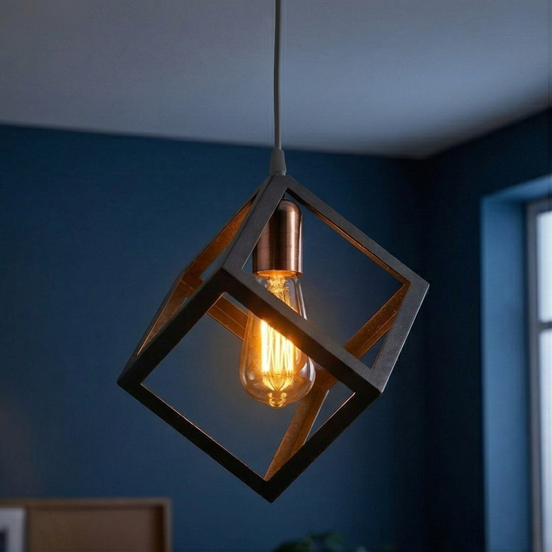 Luminaire suspendu géométrique 1 lumière Yasminda