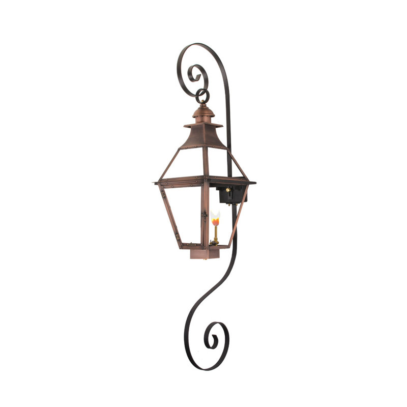 Jackson Outdoor Wall Lantern, 31" H x 14" W x 16" D