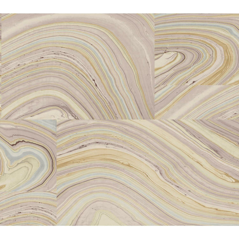 Abstract Peel & Stick Wallpaper Roll, Gray