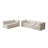 Canapé modulaire moderne en L modulaire, ensemble de canapé de plancher de luxe-108843231