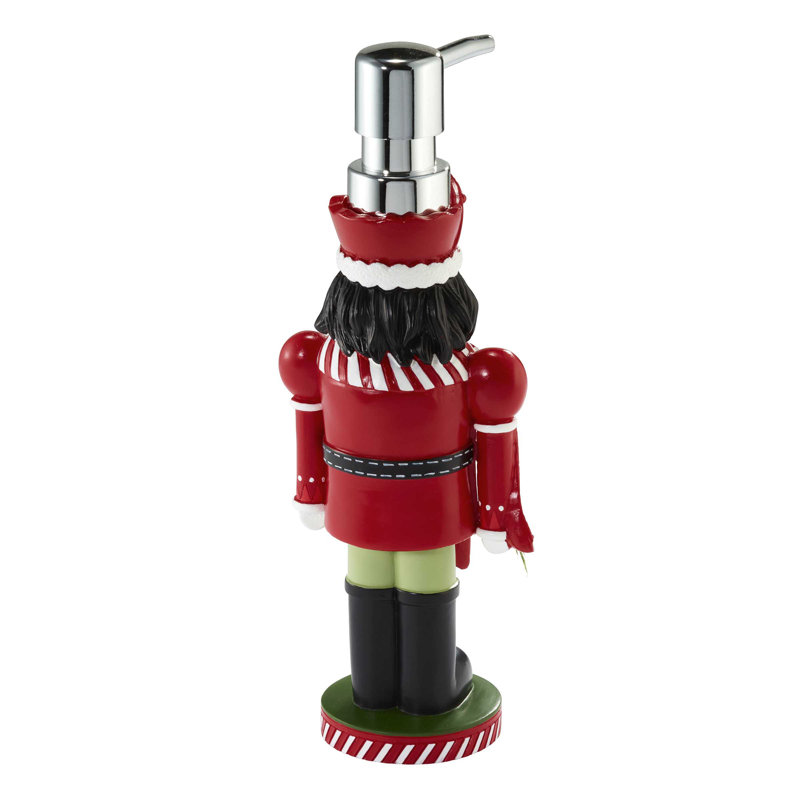 Peppermint Nutcracker Bath Lotion Dispenser