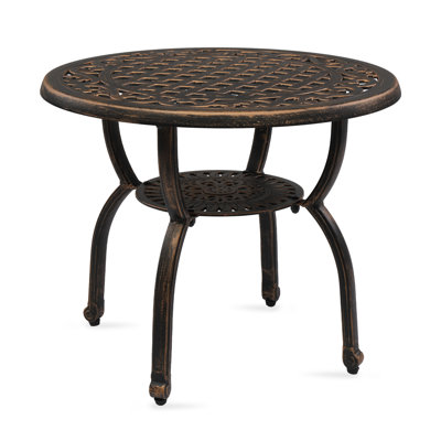 Kirklan Round Outdoor Side Table , 23.6 " W 23.6 " D