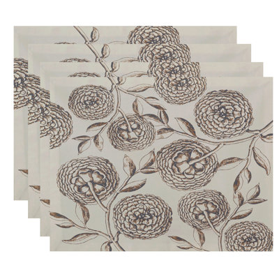Alberts Polyester Floral Rectangle Placemat