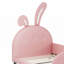 Lit plateforme tapissier princesse en forme de lapin-1998039341