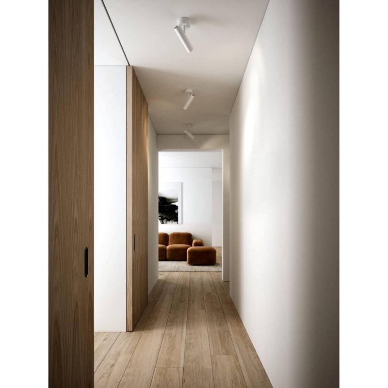 Semi Flush Mount, White