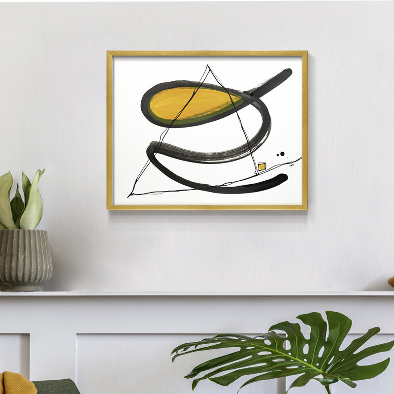 Think About It V -Framed Print - Restickable