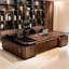 Bureau de direction en L 86,61 po-1733345508