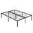 Queen Size Metal Bed Frame In Black, Quick & Effortless Assembly, No Noise During Sleep, 1000 - Pound Load, Reinforced Slats For Mattress Support, Under Space Organization, Holes On Legs Heavy Duty-1619280177