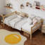 Lit de jour double en pin, avec rangement, style rustique moderne, gain de place.-1019668148