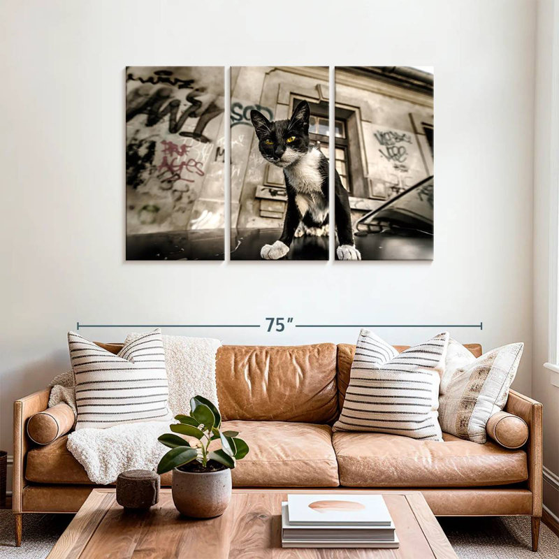 Alley Cat, 36" H x 57" W