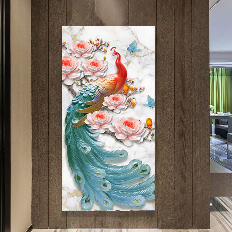 Vogue - Peinture sur toile avec cadre flottant, L 16 po x H 24 po