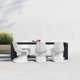 Farrah 118.1'' Rectangular 6 - Person Outdoor Dining Set
