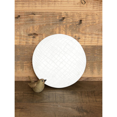 Dessous-de-plat en marbre blanc