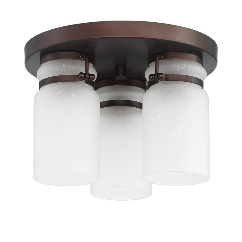 Vishwakarma Glass Flush Mount