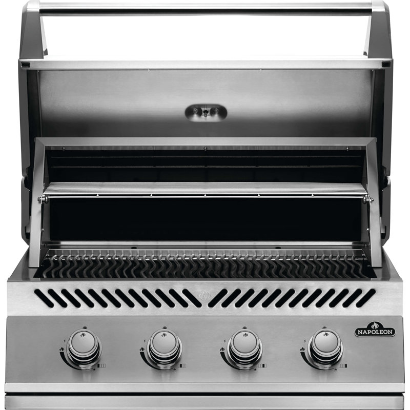 Intégré 500 Series 32, acier inoxydable, Gaz naturel