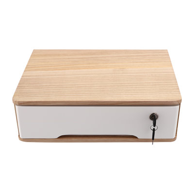 Mercedi Solid Wood Desk Organizer