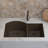 32" x 20" Quartz Kitchen Sink, 70/30 Double Bowl Sink, Drop-in Sink, Undermount Sink, Granite Kitchen Sink, with 2 Steel Grids and Basket Strainer, Disposal Flange-72644776