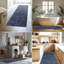 Tapis de couloir lavable en toile bleu marine-1637589693-1637589688