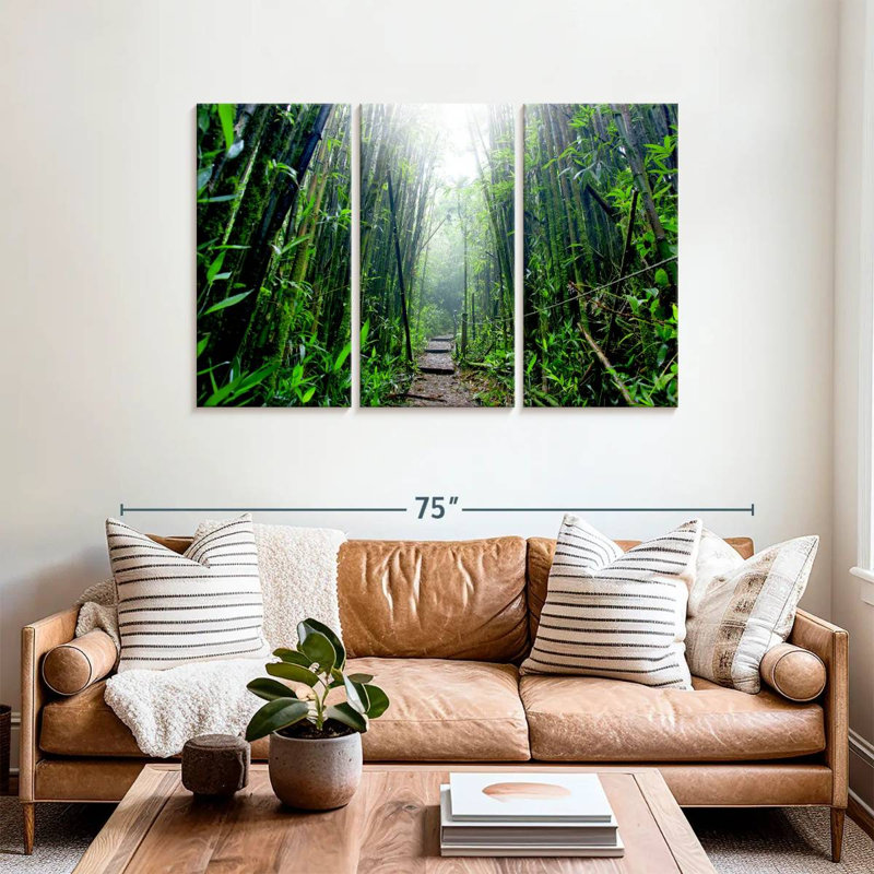 Alvord Ascension Island Bamboo Forest, 36" H x 57" W