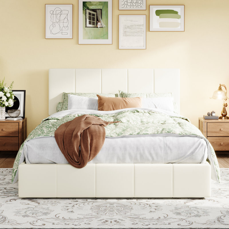 Latitude Run® Hydraulic Lift Up Upholstered Platform Bed with ...