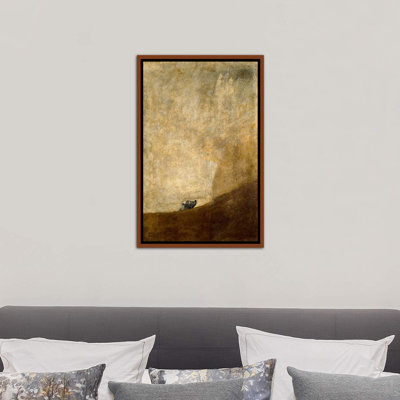 «The Dog, 1823» par Francisco Goya - reproduction d'art