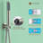 Calder Complete Shower System with Rough in-Valve-61901554