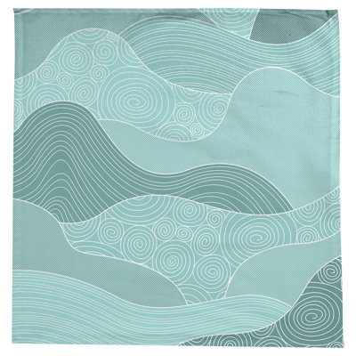 Nappe ondulations à la main Leffel