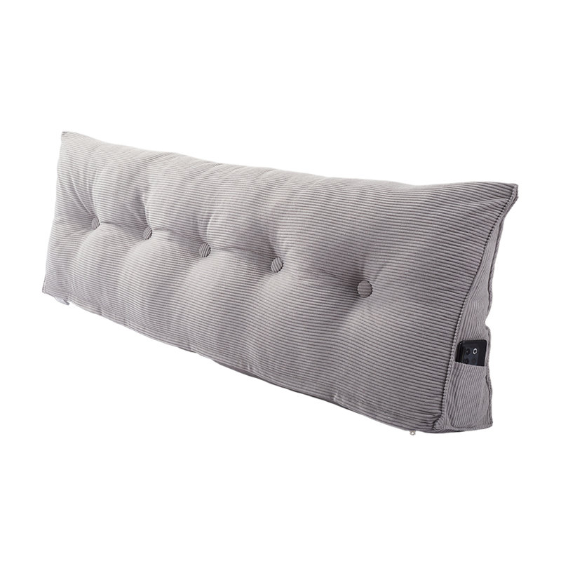 Wedge Headboard Pillow with Removable Cover in , 180cm W x 20cm D