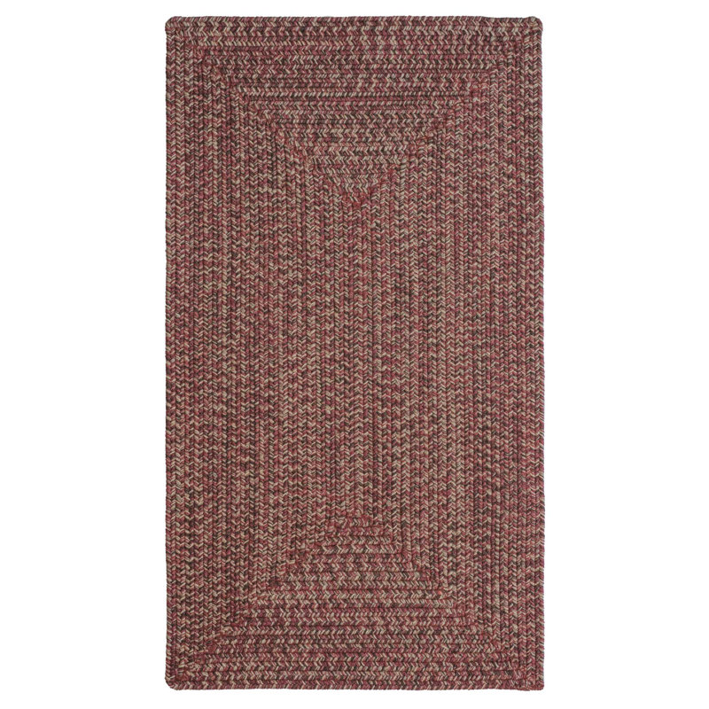 Windall Indoor / Outdoor Rug, Concentric Rectangle 9' 2" x 13' 2"