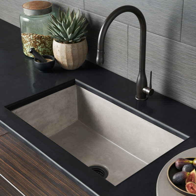 NativeStone® 30" L x 18" W Kitchen Sink, Sand