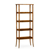 Casually Country Solid Wood Etagere Bookcase