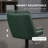 Swivel Upholstered Adjustable Height Counter Stool with Metal Frame-1343206099