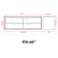 Meuble-lavabo double 60 po avec lavabo Lavaun-1161028943