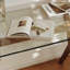 Bureau simple et durable en verre trempé stable-1114501449