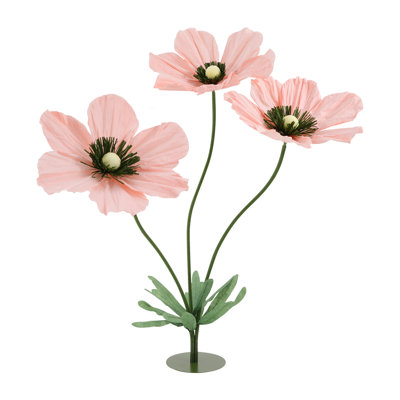 Support de mariage, fleurs artificielles et base