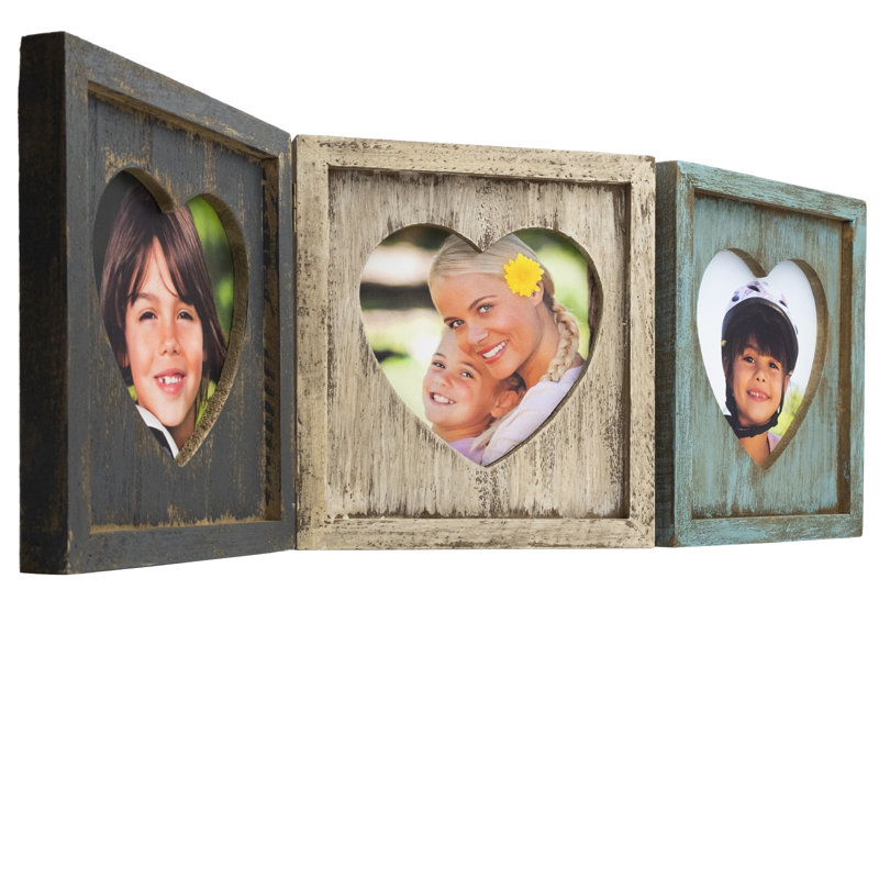 Hodslavice Wood Beveled Picture Frame with Mat