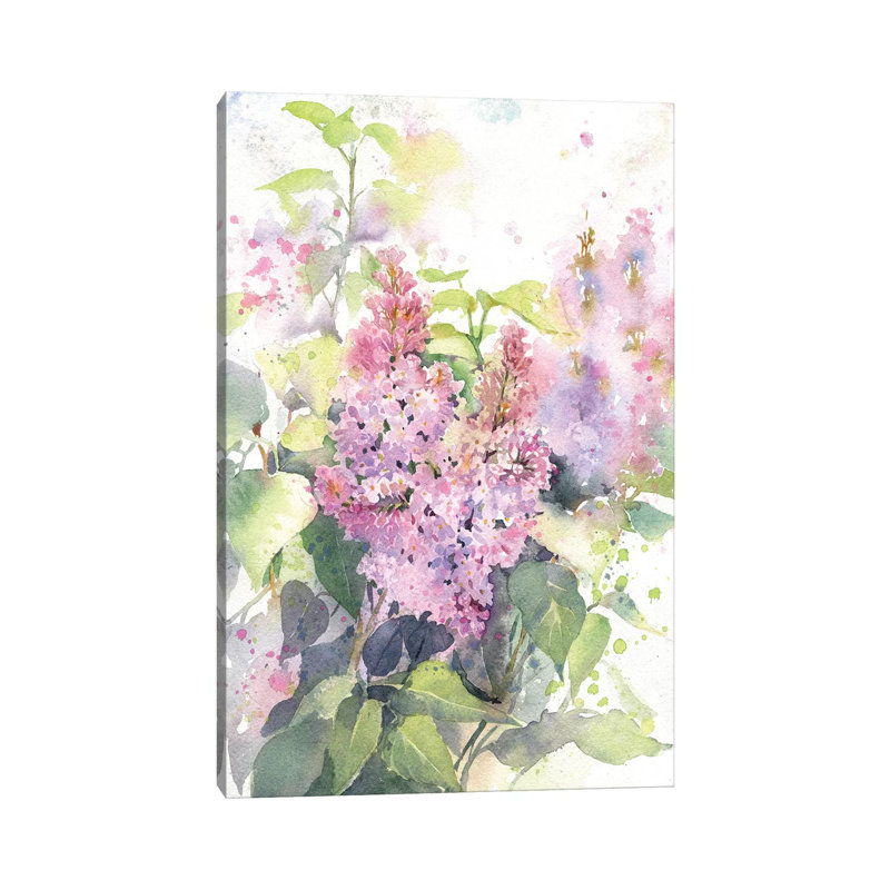 Lilac by Marina Ignatova - Wrapped Canvas Painting, 101.6 cm H x 66.04 cm W x 3.175 cm D