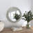 Demson Bone Round Mirror
