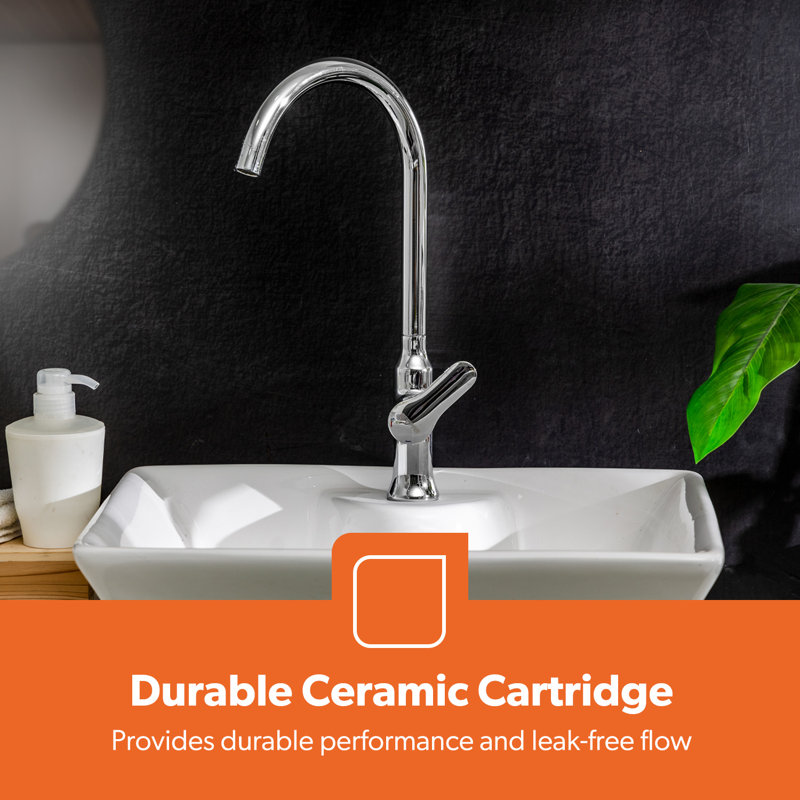 GEEPAS Kitchen Sink Tap Stainless Steel, 7 Year Warranty