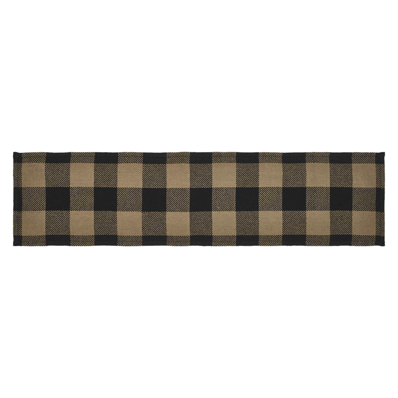 Tapis de couloir noir 12 x 36, 48 po x 12 po