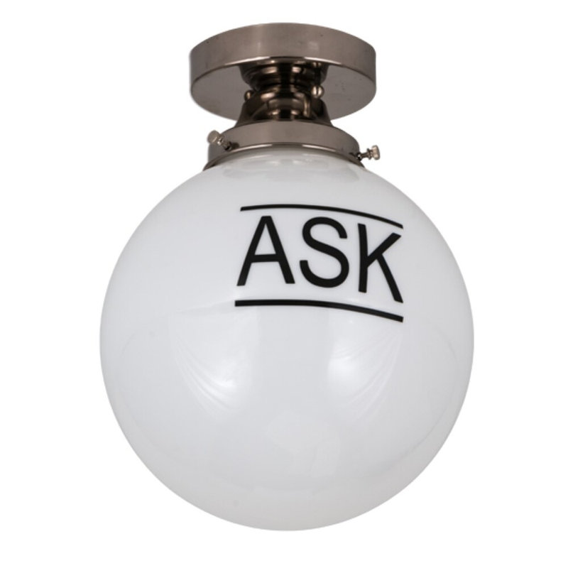 Personalized 1 - Light Semi Flush Mount