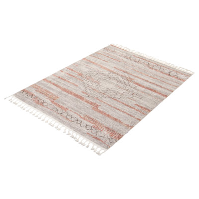 Tapis ivoire / cuivre Abdul-Rahim Aztec