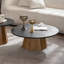 Table basse ronde avec piédestal robuste-40821397