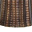 Table d'appoint contemporaine en aluminium martelé au fini bronze Liora