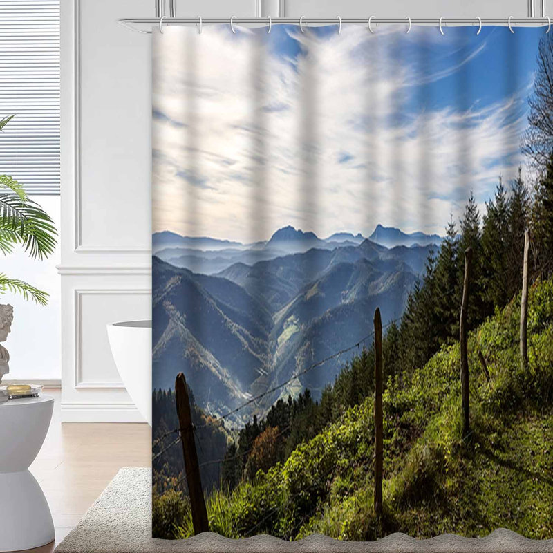 Montagne, paysages automnaux, architecture de campagne, automne magnifique avec 12 crochets, L 72 po x l 84 po